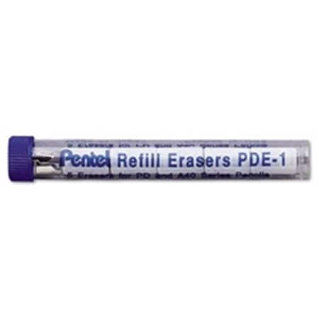 Pentel Of Americaltd Pentel Of America Clic Eraser Refill .5x.5x3.1 White PE87217
